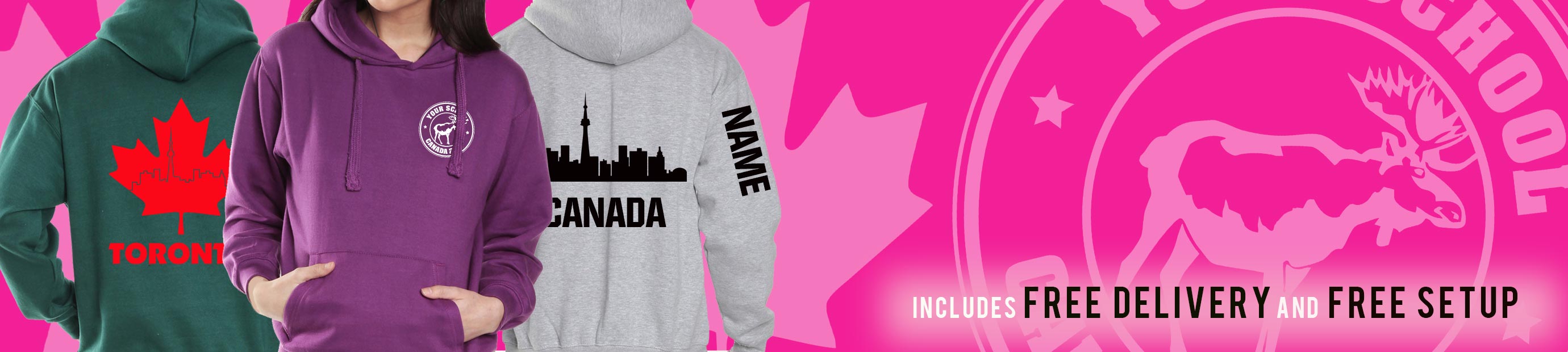 Canada Trip Hoodies from Superlogo