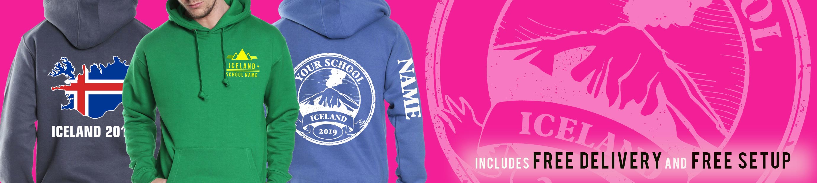 Iceland Trip Hoodies from Superlogo