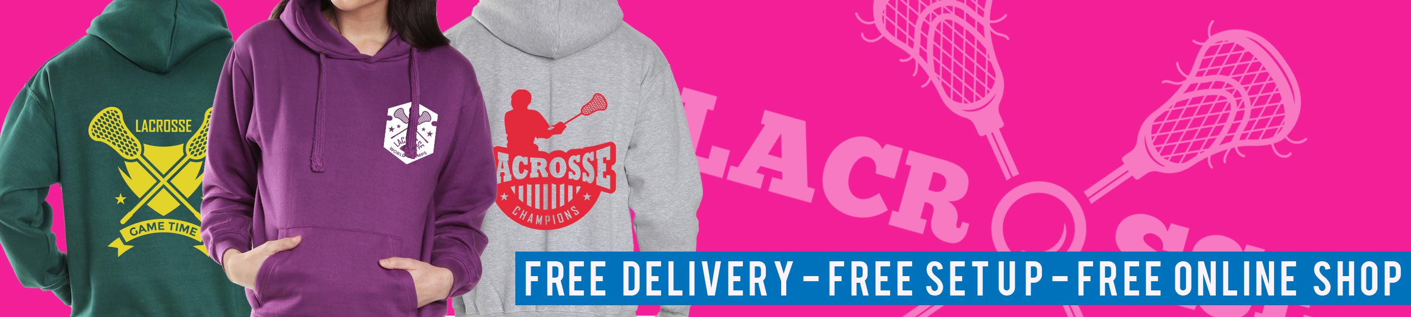 Lacrosse Hoodies from Superlogo