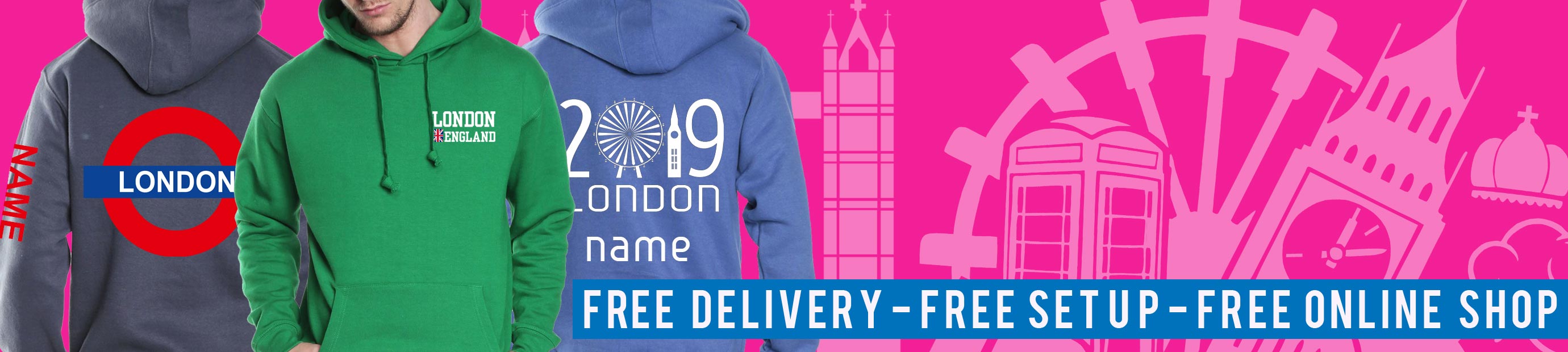 London Trip Hoodies from Superlogo