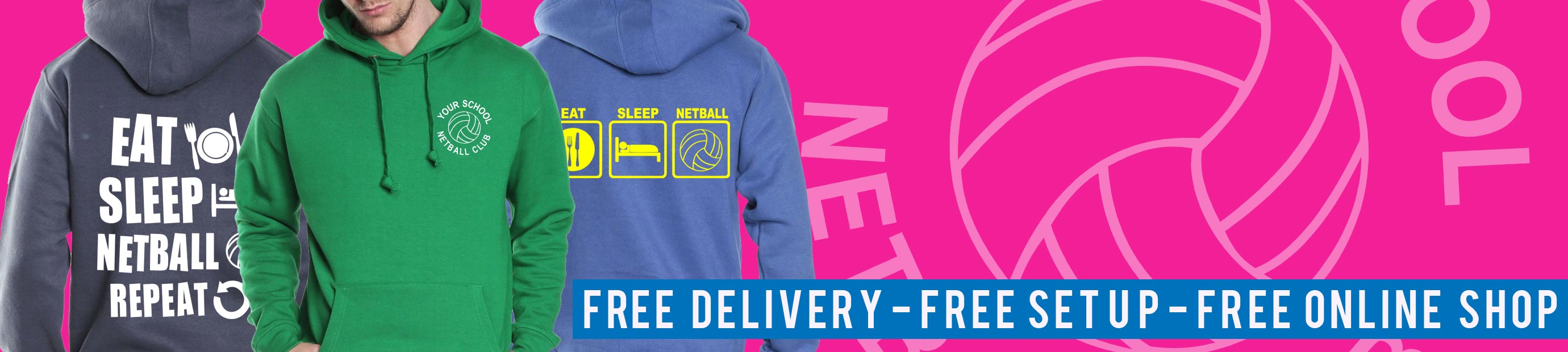 Netball Trip Hoodies from Superlogo