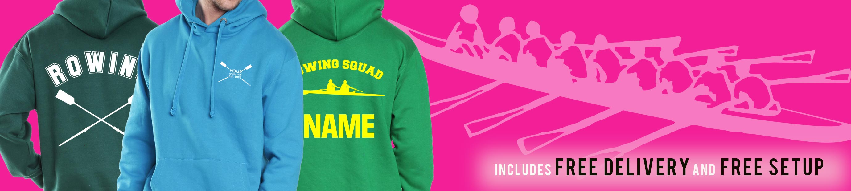 Rowing Trip Hoodies from Superlogo