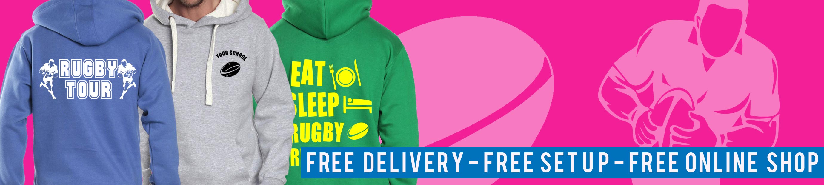 Rugby Trip Hoodies from Superlogo