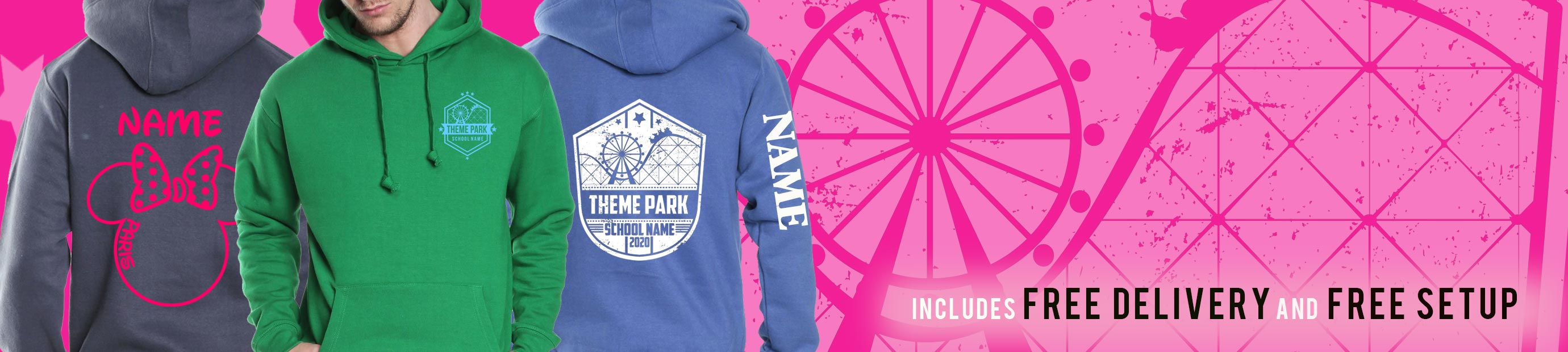 Themepark Trip Hoodies from Superlogo